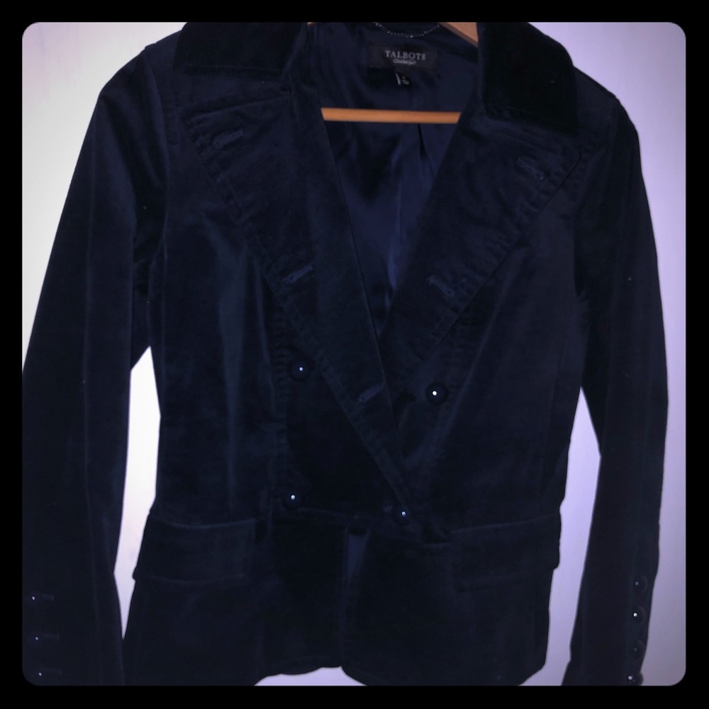 Velvet blazer